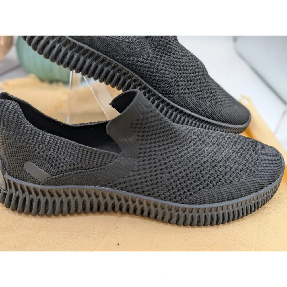 ALDO Brywin Men's Black Knitted Slip-On Sock Sneakers Size 10 / EUR 43